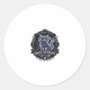 Ghost Afterlife Cat Cat Dad Gift Idea - Ghost Afte Classic Round Sticker