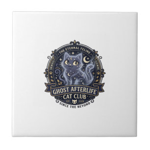 Ghost Afterlife Cat Cat Dad Gift Idea - Ghost Afte Tile