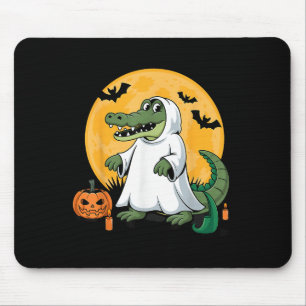 Ghost Alligator Halloween Soky Gator Lovers  Mouse Mat