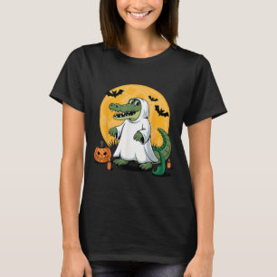 Ghost Alligator Halloween Soky Gator Lovers T-Shirt