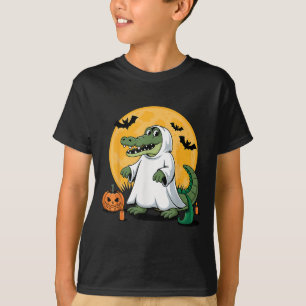 Ghost Alligator Halloween Soky Gator Lovers T-Shirt