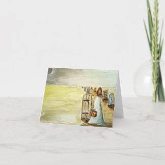 Ghost and doors card