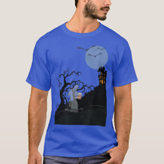 Ghost And Haunted House Design  T-Shirt