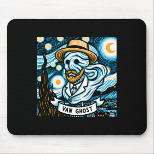 Ghost Art Teacher Halloween Mouse Mat