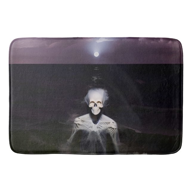 Ghost at Sea - Oil Painting Bath Mat (Front)