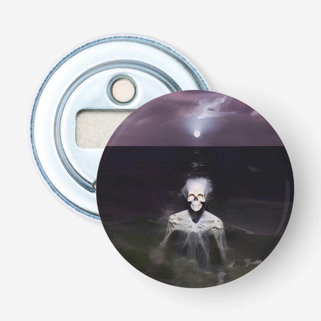 Ghost at Sea - Oil Painting Bottle Opener (Front)