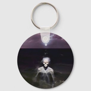 Ghost at Sea - Oil Painting Key Ring