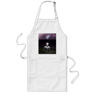 Ghost at Sea - Oil Painting Long Apron