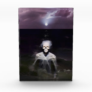 Ghost at Sea - Oil Painting Photo Block