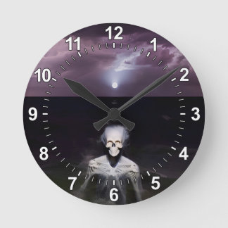 Ghost at Sea - Oil Painting Round Clock