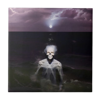 Ghost at Sea - Oil Painting Tile
