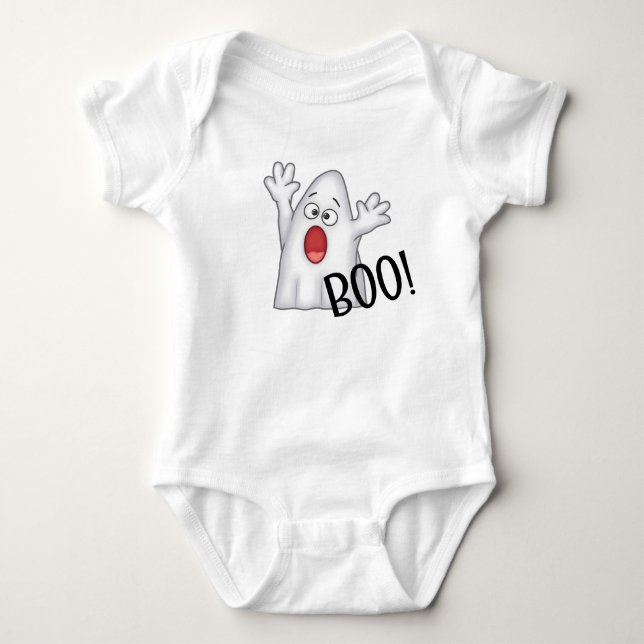 Ghost Baby Bodysuit (Front)