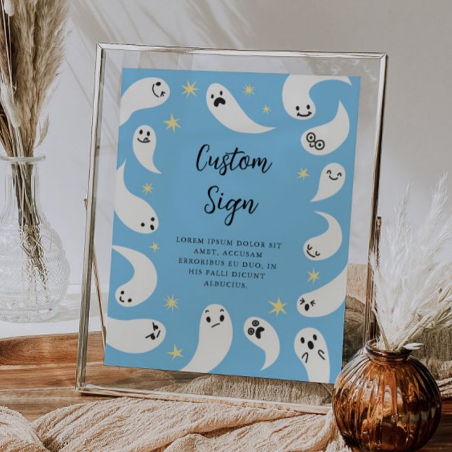Ghost Baby Shower Custom Sign (Creator Uploaded)