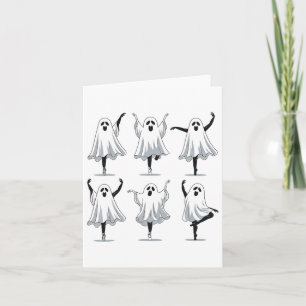 Ghost Ballerinas Halloween Dance Costume Ballet Fa Card