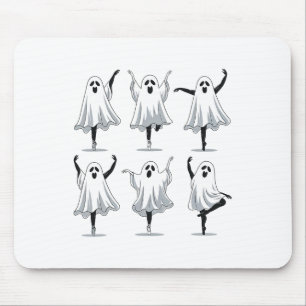 Ghost Ballerinas Halloween Dance Costume Ballet Fa Mouse Mat