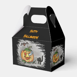 Ghost, Bat and Cat, Happy Halloween! Favour Box