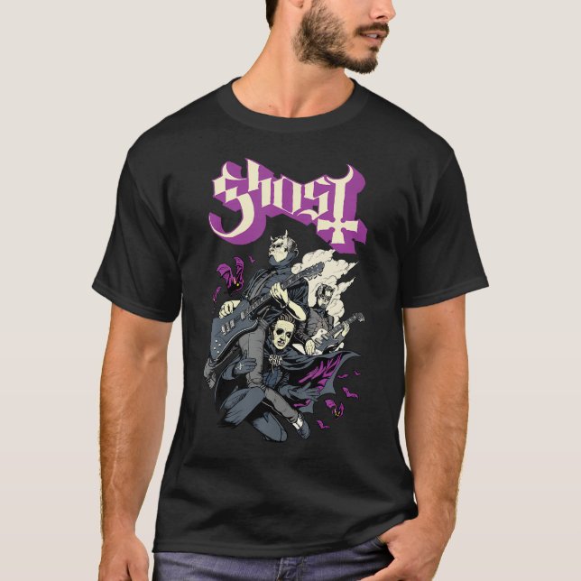 Ghost  Bats And Band T-Shirt (Front)