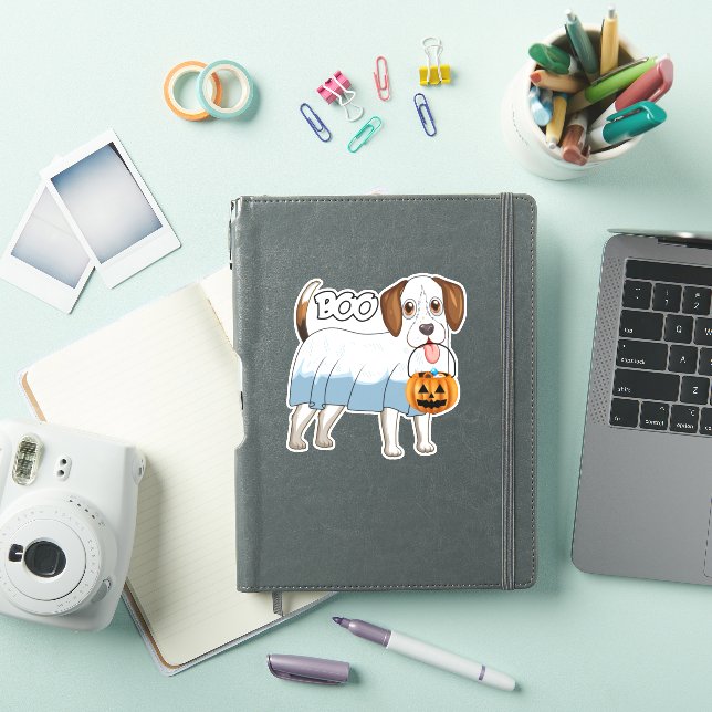 Ghost Beagle Halloween Dog (iPad Cover)