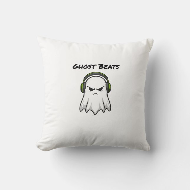 Ghost Beats Cushion (Front)