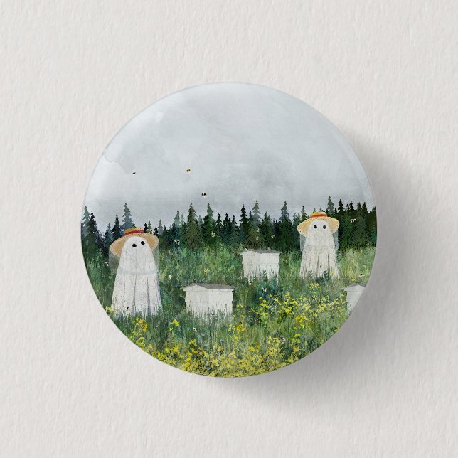 Ghost Beekeepers 3 Cm Round Badge (Front)