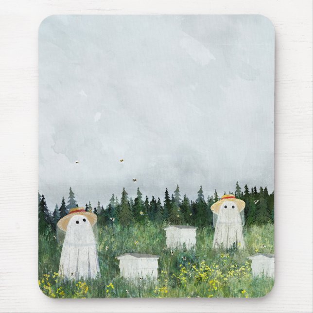 Ghost Beekeepers Mouse Mat (Front)