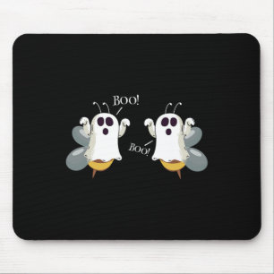 Ghost Bees Saying Boo Fun Halloween Costume Women  Mouse Mat