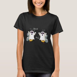 Ghost Bees Saying Boo Funny Halloween Costume T-Shirt