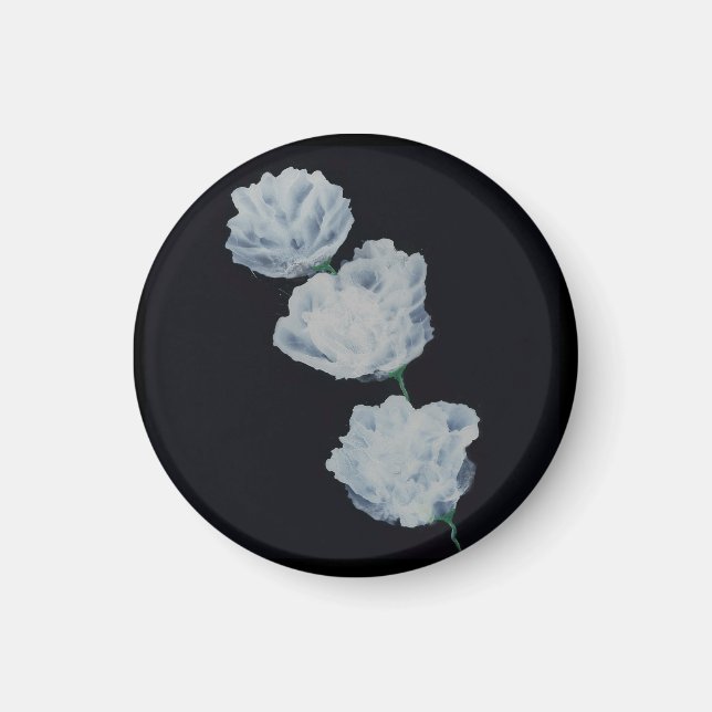 Ghost Blooms trio Magnet (Front)