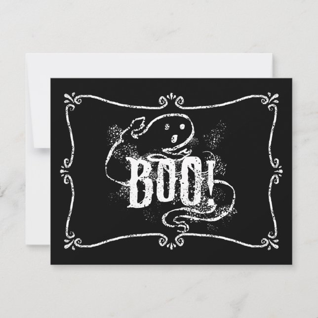 Ghost Boo Announcement (Front)