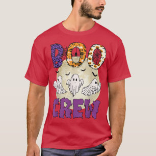 Ghost Boo Crew Funny Halloween Moon Scary horror n T-Shirt