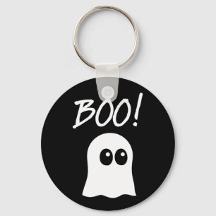 Ghost Boo, cute ghost design Key Ring