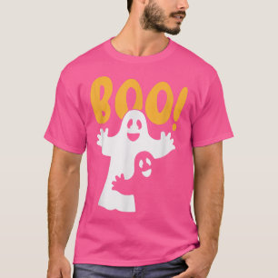 Ghost Boo Lazy Halloween Costume Funny Spirit Ghou T-Shirt