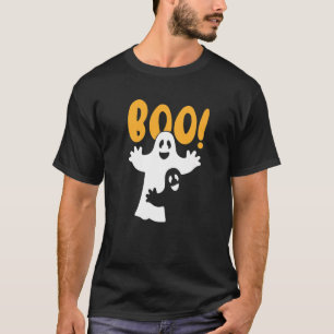 Ghost Boo Lazy Halloween Costume  Spirit Ghoul T-Shirt