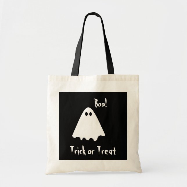 Ghost, Boo!, Tote Bag (Front)
