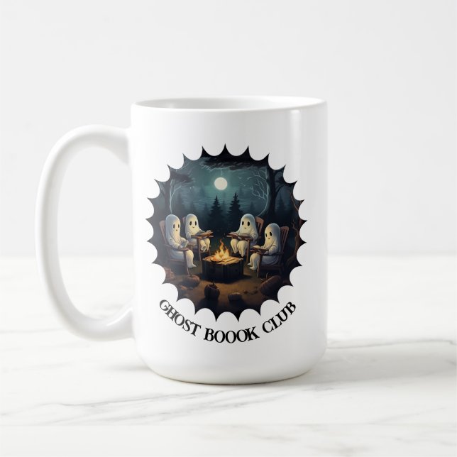 Ghost Book Club Mug (Left)