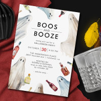 Ghost Boos and Booze | Fun Adult Halloween Party