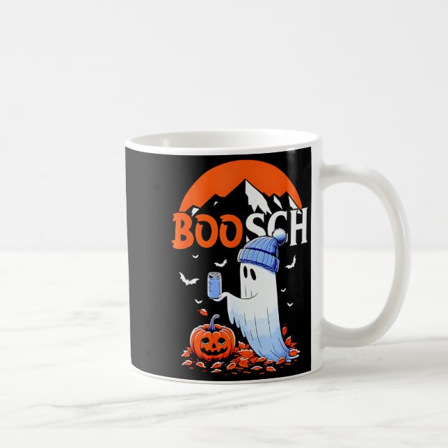 Ghost Boosch Beer Halloween  Coffee Mug (Right)