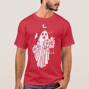 Ghost Bride Lazy Halloween Costume Funny Spirit Gh T-Shirt