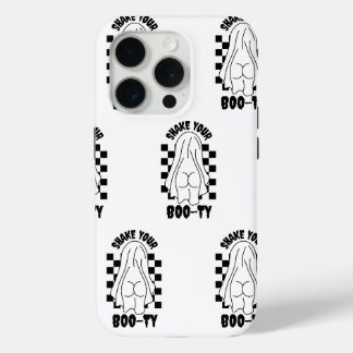 Ghost Butt Design – "Shake Your Boo-ty" iPhone 15 Pro Case