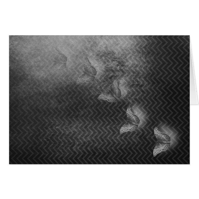 Ghost butterflies  horizontal card (Front Horizontal)