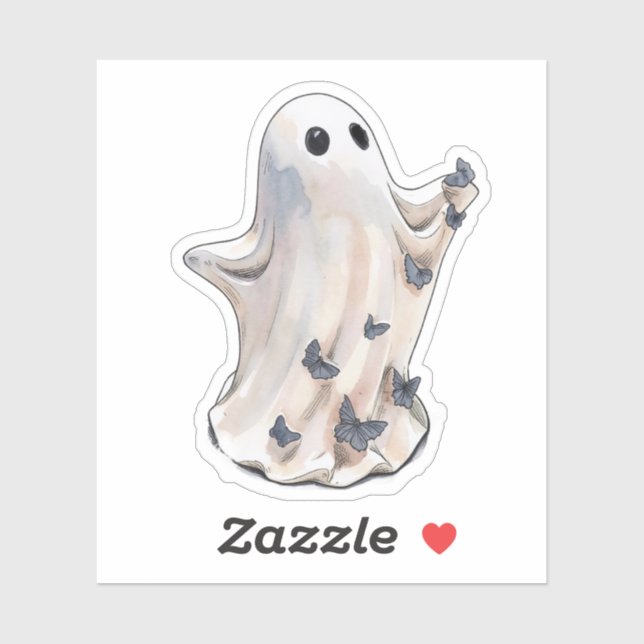 Ghost butterfly Halloween (Sheet)