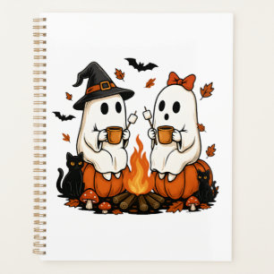 Ghost Campfire Halloween Planner