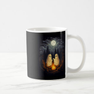 Ghost Camping Campfire Gothic Halloween Men Women  Coffee Mug