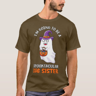 Ghost Candy Corns Im Going To Be A Spooktacular Bi T-Shirt