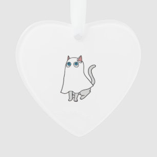 Ghost Cat Classic T-Shirt_1 Ornament