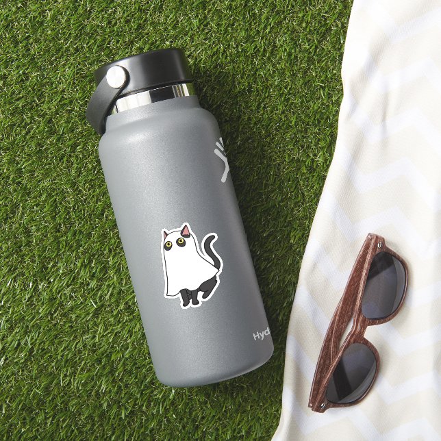 Ghost Cat Classic T-Shirt_2 (HydroFlask Insitu)