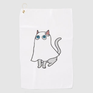 Ghost Cat Classic T-Shirt_2 Golf Towel