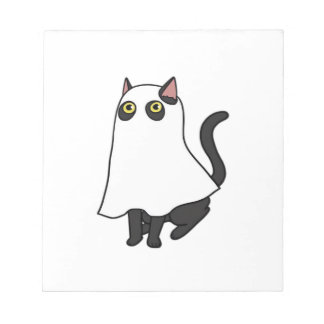 Ghost Cat Classic T-Shirt_2 Notepad
