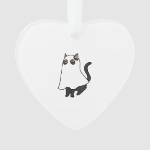 Ghost Cat Classic T-Shirt_2 Ornament