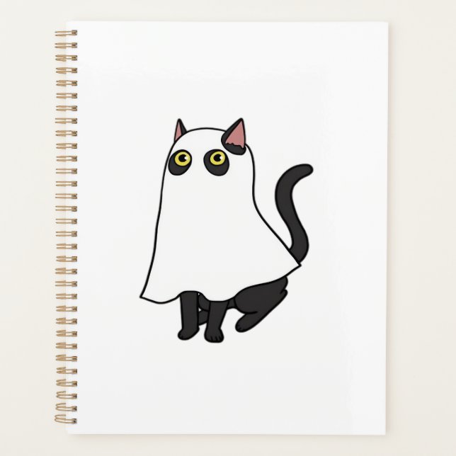 Ghost Cat Classic T-Shirt_2 Planner (Front)